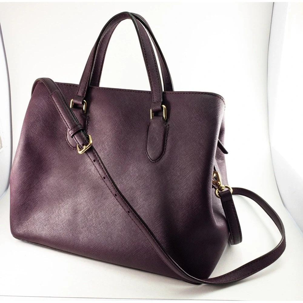 Kate Spade Laurel Way Evangelie Crossbody Bag, Mahogany Mulled Wine Plum Leather